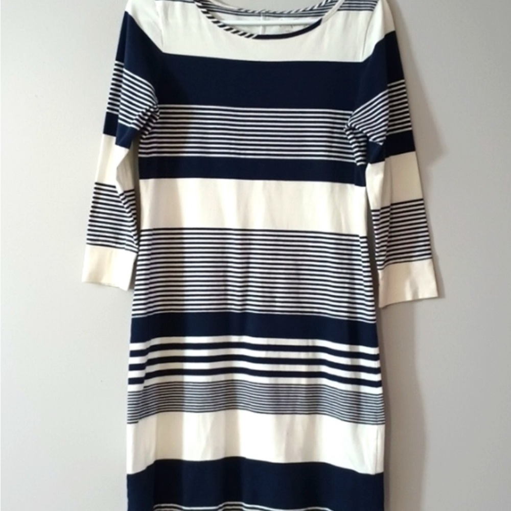 Lilly Pulitzer Navy and White Striped cotton Dress